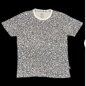 Rare Keith Haring Allover Print Art Size M